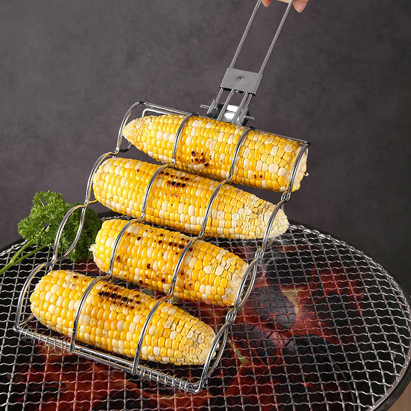 Corn Grilling Clamp - Folding Handle BBQ Clip - Image 3