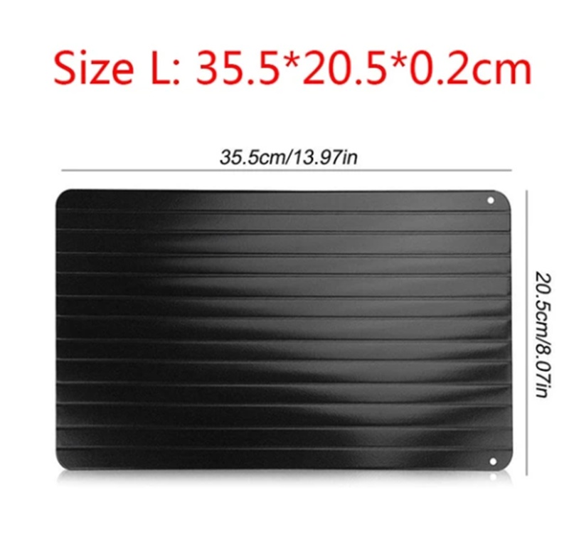 QuickThaw Plate - Quick Thawing Plate for Frozen Food – Rapid Defrost Aluminum Tray - Image 4