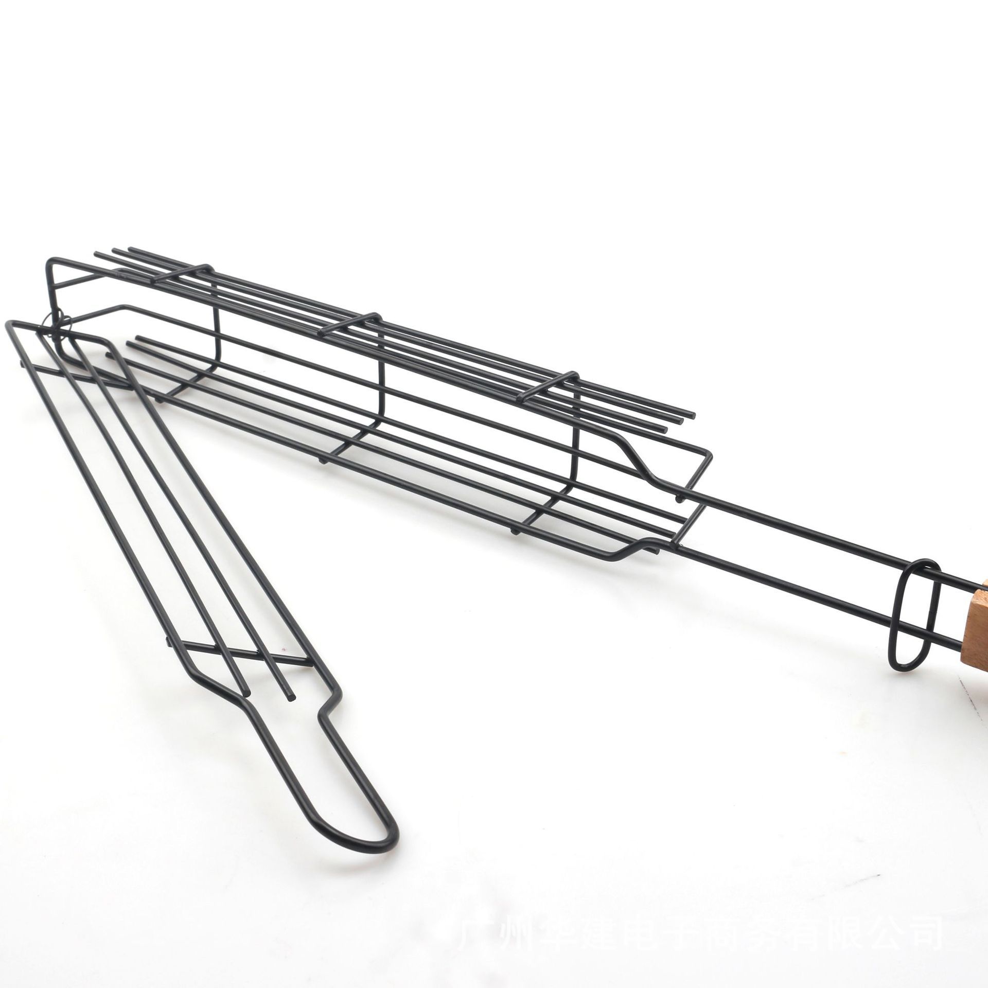 Mini Mesh Grill Basket - Mesh Barbecue Grill Basket with Wooden Handle - Image 5