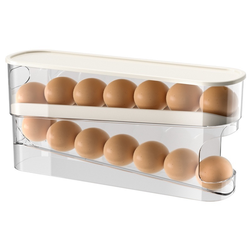 GlideEgg Organizer - Slide Egg Storage Box – Double-Layer - Image 2