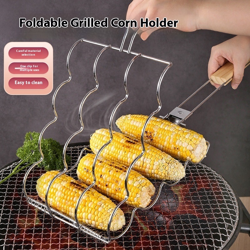 Corn Grilling Clamp - Folding Handle BBQ Clip - Image 5