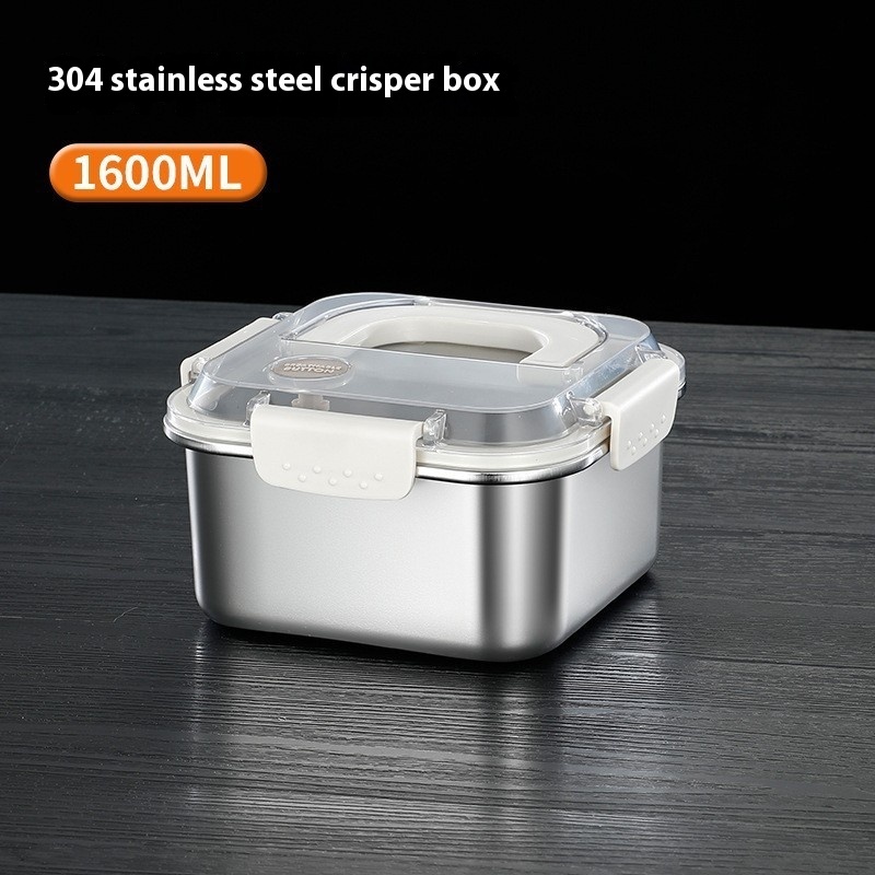 Stainless Steel Lunch Box with Handle (1200–3000ml) - Image 4