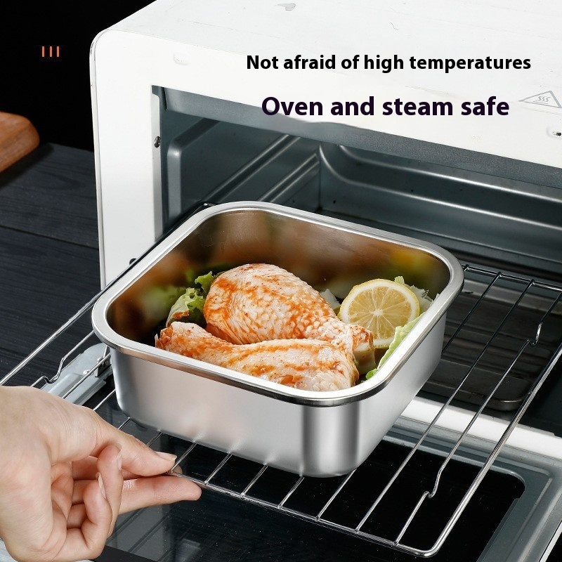 Stainless Steel Lunch Box with Handle (1200–3000ml) - Image 3