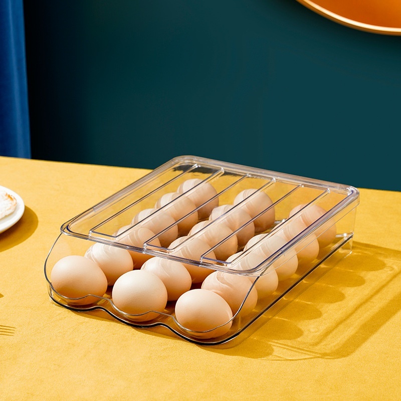 ClearStack Egg Storage Box - Transparent Multi-Layer Egg Organizer - Image 7