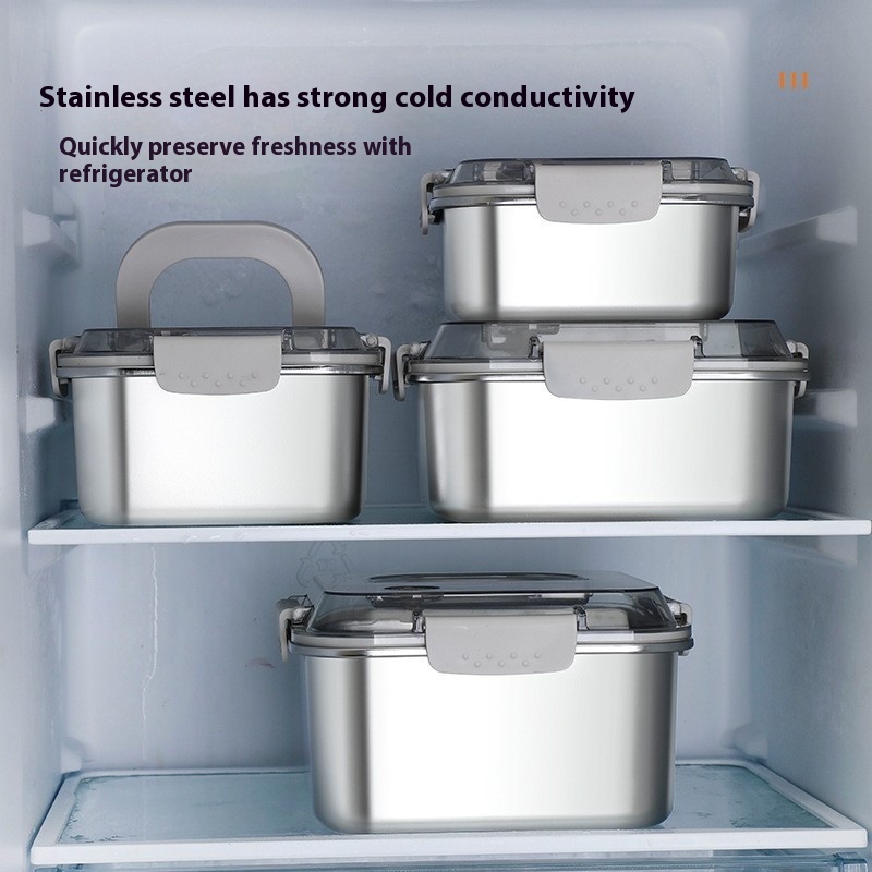 Stainless Steel Lunch Box with Handle (1200–3000ml) - Image 7