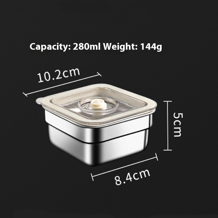 SteelVac- Stainless Steel Vacuum Food Container (280–1600ml) - Image 2