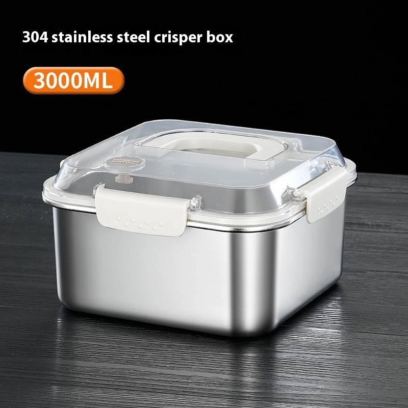 Stainless Steel Lunch Box with Handle (1200–3000ml) - Image 10
