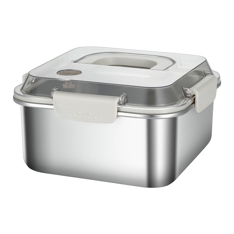 Stainless Steel Lunch Box with Handle (1200–3000ml) - Image 8
