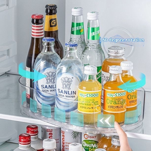 360° Rotating Fridge Storage Tray 22.5cm - Image 5